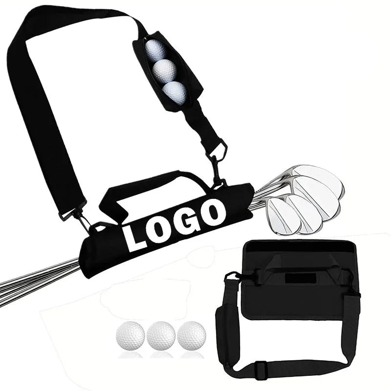 Golf Bags Men Stand Bag Mini Lightweight Carrier Bag Carry Driving Range Golf Training Case With Adjustable Shoulder Strap