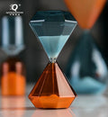 Scandinavian Home Stained Glass Hourglass Timer Two-colour Creative Gift Ornament Valentine's Day Gifts Sand Timer