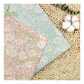 100% Cotton Fabric Soft Custom Flower Printed for Girls Clothing Crafts Shirts Covers Accessories