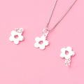 Wholesale Fashion 925 Sterling Silver Polished Thin Flower Charm Pendants for Jewelry Making Accessories