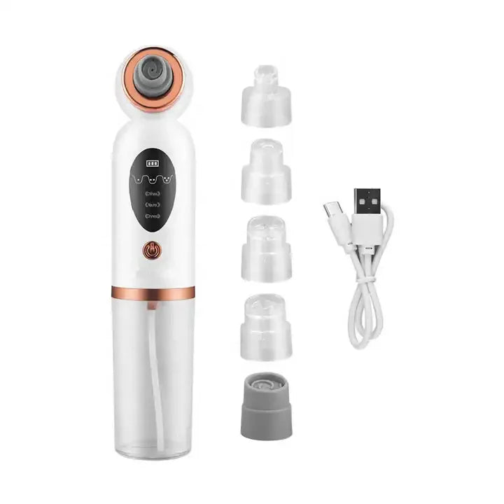 Home Use Electric Facial Suction Pimple Blackhead Sucker Micro-bubble Blackhead Vacuum Machine Facial Pore Cleaner Nose Cleaner