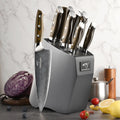 9 Pieces Sharp Blade Sashimi Sushi Knife Set Damascus Steel Chef Knife Set of G10 Handle
