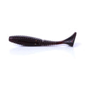 Hengjia 7.5CM 5.5G Fishing Soft Handmade Artificial T Tail Lures Worm Shape Fishing Bait