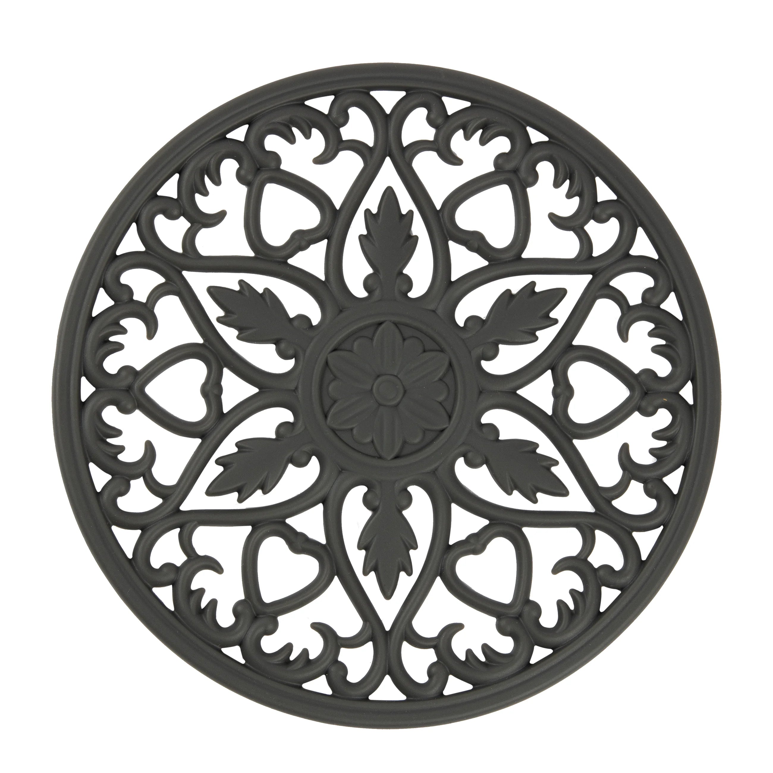Best Selling Luxury Metal Trivet for Hotel Restaurant Home Kitchen Cast Iron Material Light Weight Hot Dish Pad Holder Set