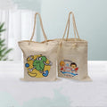 Sublimation Blank Cotton & Canvas Shopping Tote Bag and Custom Logo Printed Travel Reusable Shoulder Tote Handbag