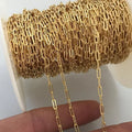 GC011 14K Gold Filled Flat Cable Chain for Jewelry Making