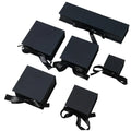 CSMD 9x9x3cm Chinese Manufacturers Customize Gift Packaging Cheap Price Black Tap Decoration Flap White Jewelry Box for Bracelet