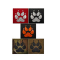 K9 Response Team IR Reflective Armband Badges Dog Paw Morale Tactical Patches With Hook and Loop