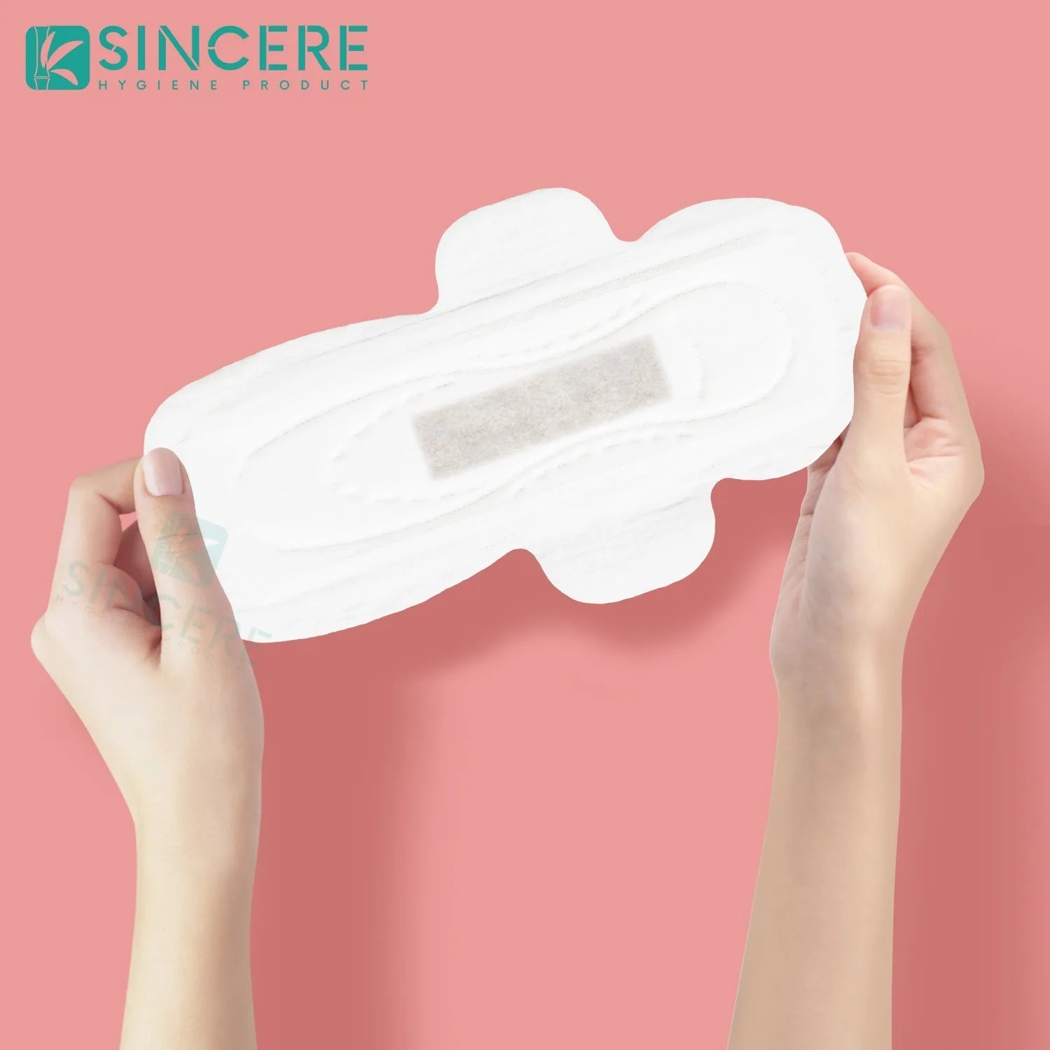 Free Sample Breathable Ultra Thin Organic Sanitary Napkins with Leak Guard Bamboo Fiber Private Label From China Manufacturer