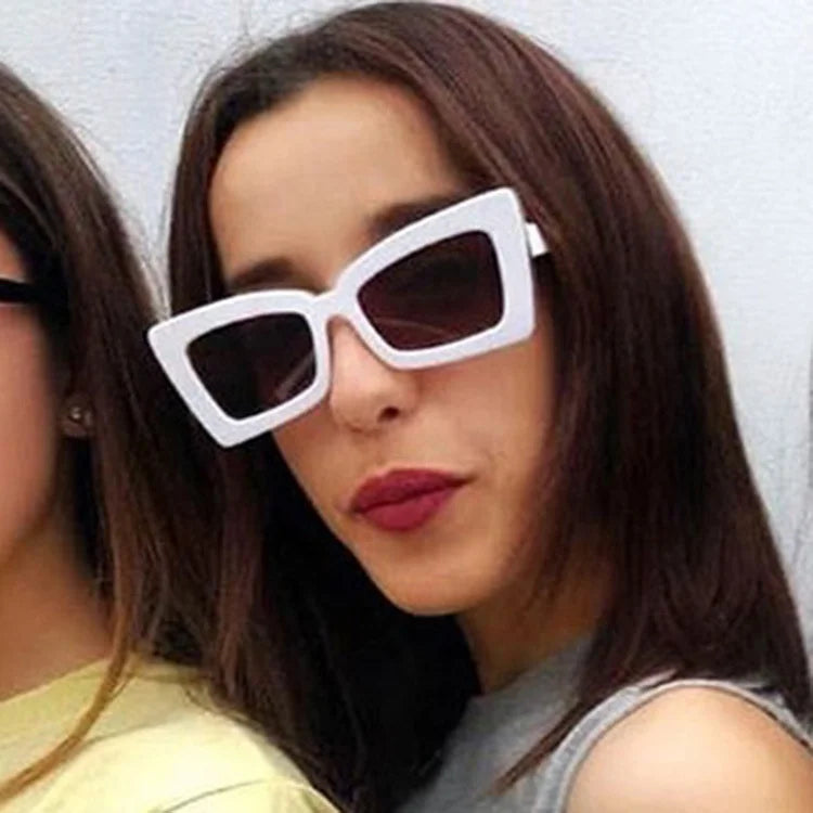 Jiuling Eyewear 2025 New Arrival square Uv400 Lenses Shades High End Gift Sunglasses Vintage Women Cat Eye Frame Sun Glasses