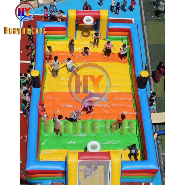 Team Building Inflatable Water Soccer Field Inflatable Soap Foot/inflatable Soap Football Field/rent a Soap Football Field