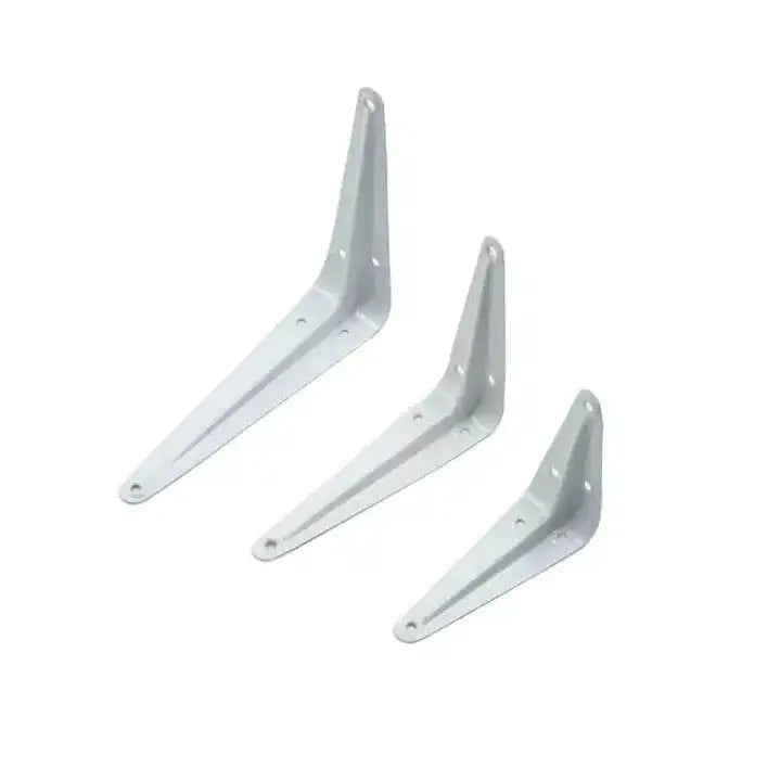 JAYA Factory Home Furniture Hardware Fittings Suspension Black Steel Shelf Table Chair Partition Support Triangle Brackets