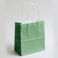KM 26*12*33cm Eco-Friendly Recyclable Kraft Paper Bags Twisted Handles for Food Bakery Candle Craft Packaging-Custom Design