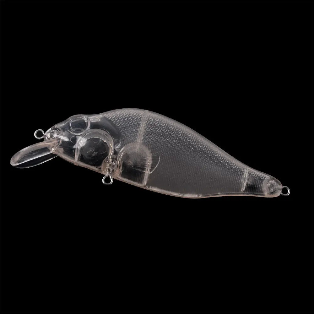 50pcs Blank Walleye Fishing Lures 1.77oz 5.12in Inner Lead Ball Big Unpainted Lure Blanks Deep Fishing Lure Blanks