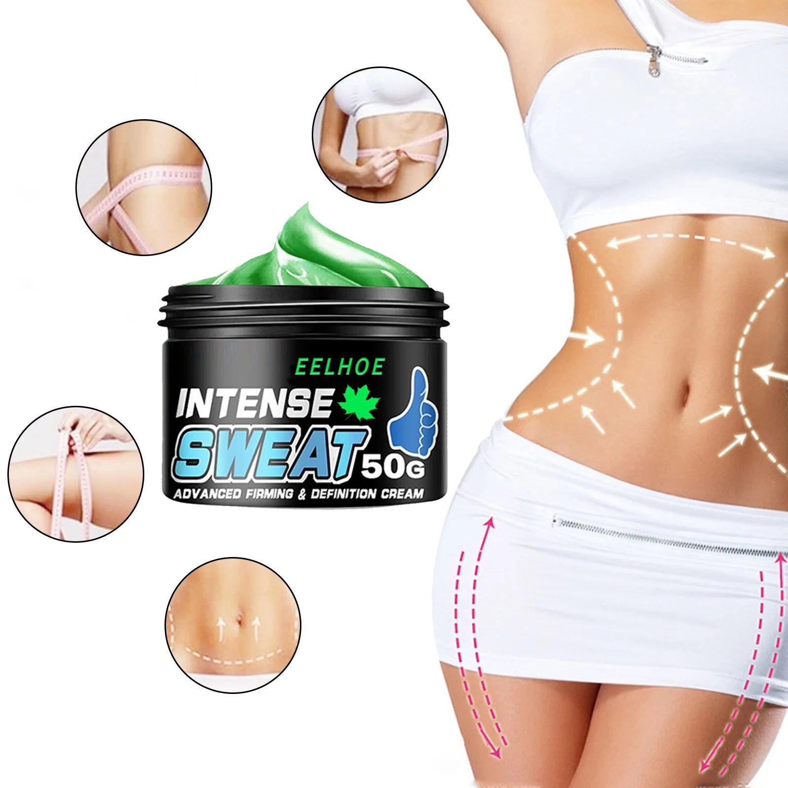 Hot Custom Logo Beauty Body Skin Care Leg Arm Belly Waist Skin Slimming Shaping Firming Nourishing Slimming Cream