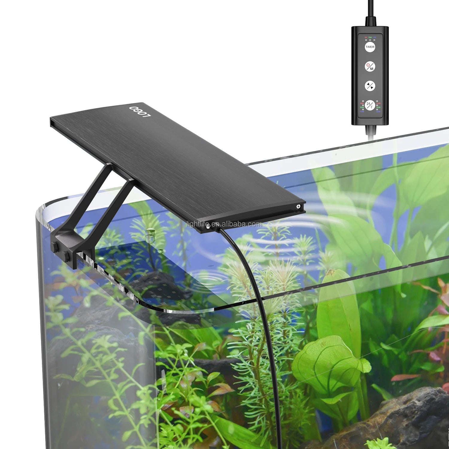 12 Inch Cheap 24/7 Clip on Light Small Full Spectrum Aquarium Plant Led Lamp Fish Tank Aquarium Lights With Dimmer Remote