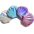 Custom Oval Pocket Mirror Portable Vanity Handheld Cosmetic Makeup Mirror Dual Sided Personalized PU+Glass Silver Finish