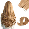 27# 20pcs/pack Russian Invisible Tape in Hair Tape in Raw Hair Extensions 100% Human Hair Tape Extension