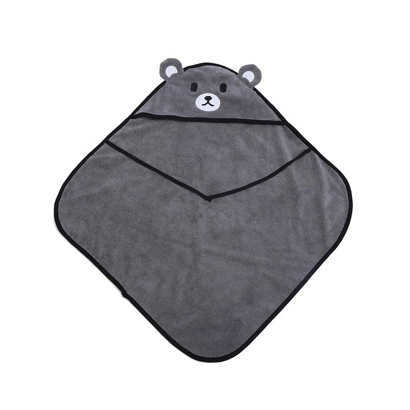 Dog Bath Towel Pet Bathrobe Absorbent Quick Dry Cat Dog Towel Cleaning Bath Pet Products Wholesale