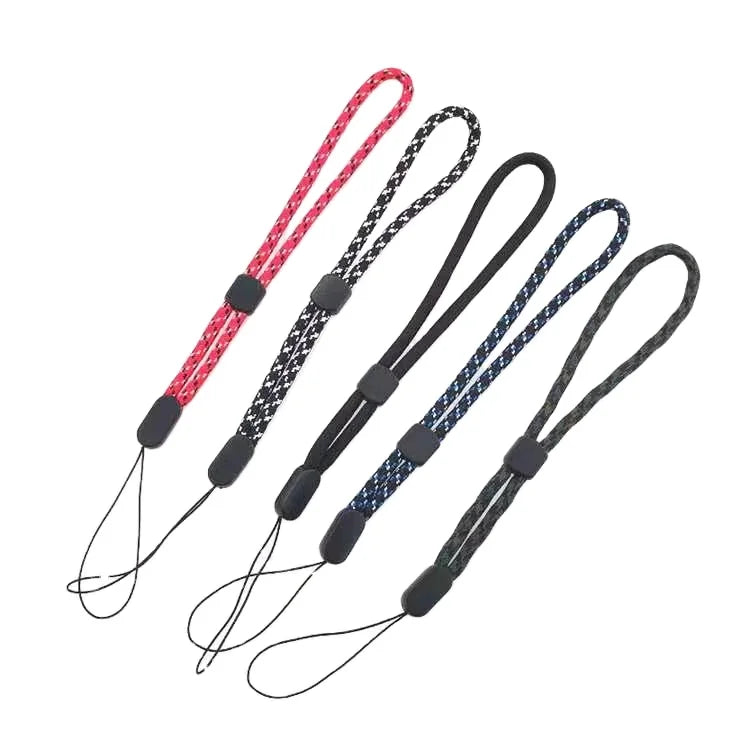 Adjustable 8\" Nylon Wrist Lanyards Short Reflective Hand Straps with Reinforced Features for Phone Cases and USB Camera