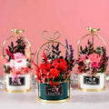 Luxury Table Decor Immortal Preserved Flowers in Pot-Romantic Real Style for Mother's Day Christmas & Wedding Occasions