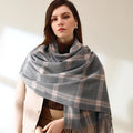 GLS033 Custom Made Women's Winter Knitted Pashmina Scarf Women Soft Ladies Scarves