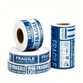 Customized Waterproof Rectangular Warning Label Sticker Roll Vinyl Packaging Printing