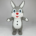 Soft Plush Cute Cartoon Rabbit Mascot Customized Easter Bunny Inflatable Mascot Costume for Cosplay
