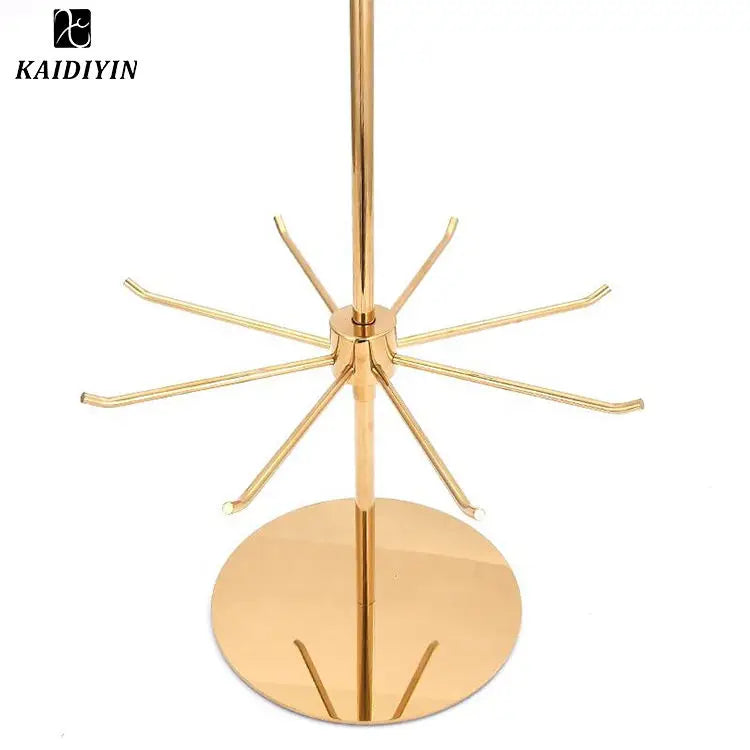 Portable Custom Jewelry Display Stand Metal Stands with Rotating Design Popular Jewelry Display Stand Racks