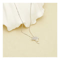 Free Design S925 Sterling Silver Ginkgo Leaf Pendant Women's Freshwater Pearl Necklace Jewelry Silver Jewelry