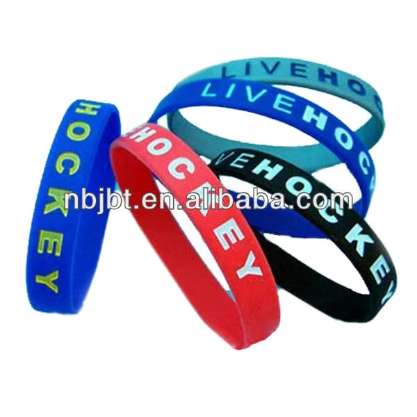 Bulk Cheap Lightweight Sporty Silicone Wristband with Customizable Colors & Logos for Promotional Use