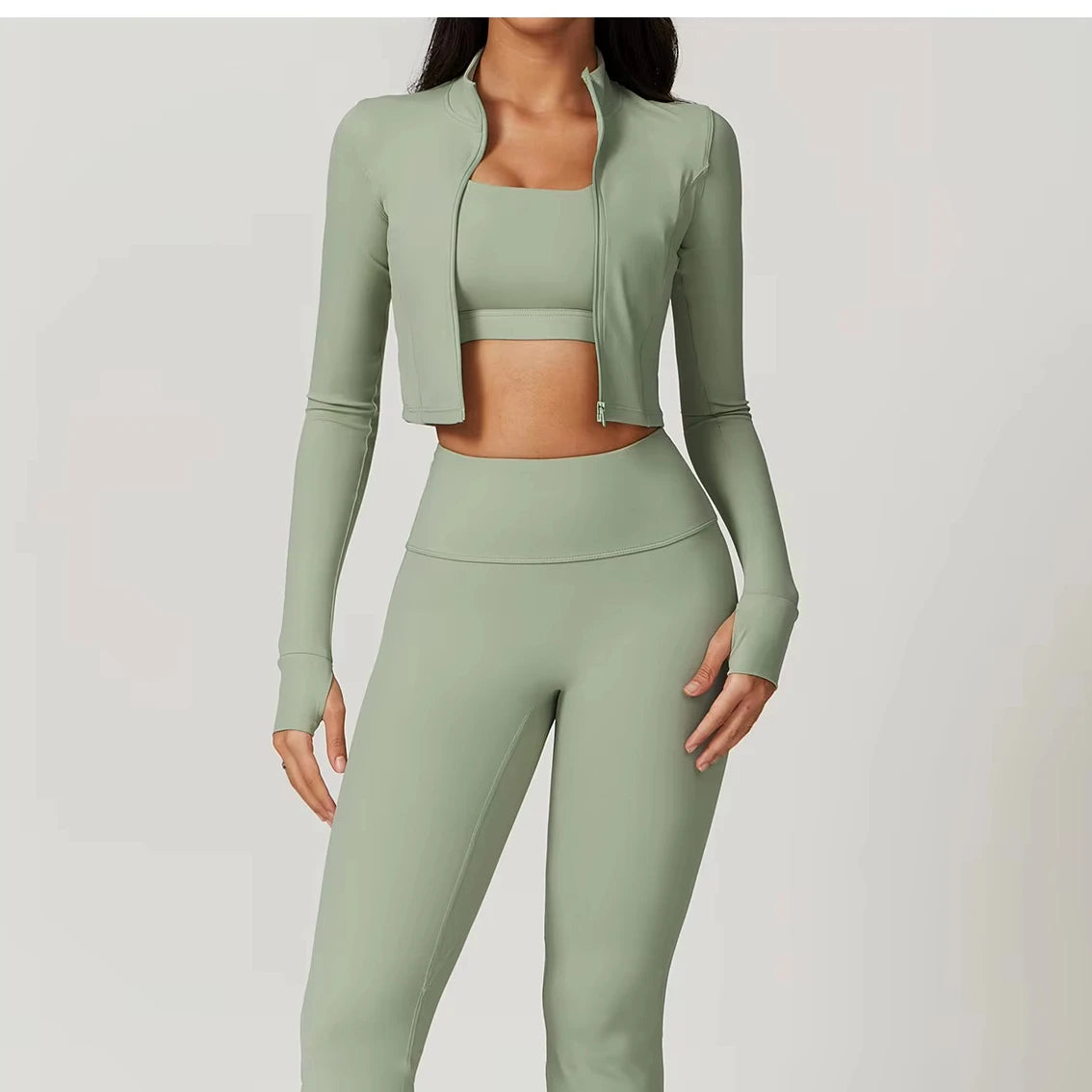 Women's Plus Size One Piece Sports Yoga Jacket Breathable Fitted Outer Wear for Workout Training Custom ODM/OEM Solid Print