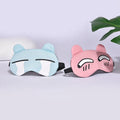 Soft Padded Cartoon Ice Compress Eyemask With Ice Bag Customization Sleeping Eye Mask Travel Blindfold
