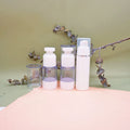 AS Round Transparent White 20ml 100ml Lotion Airless Pump Bottle