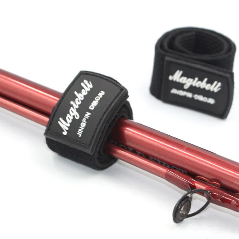New Fishing Tools Rod TiePole Strap Belt Tackle Elastic Wrap Band Fishing Rod Band