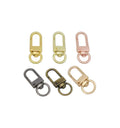 Metal Swivel Lobster Claw Clasp Lanyard Trigger Snap Hook Strap for Keychain Key Rings Connector DIY Bags Art Crafts