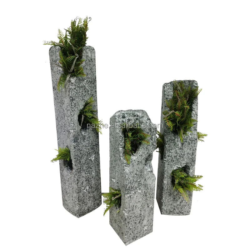 Creative Tall Planter Flower Pot Arrangement Garden Decoration Outdoor Indoor Potted Planters Fiberglass Planter