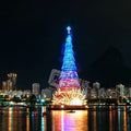 Colorful Christmas Trees Red and White Full PVC Artificial Christmas Tree for Indoor Outdoor Decorative Tree