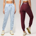 Women's High-Waist Spring/Summer Slim Loose Long Sweatpants Breathable for Running and Fitness Solid Style for Adults