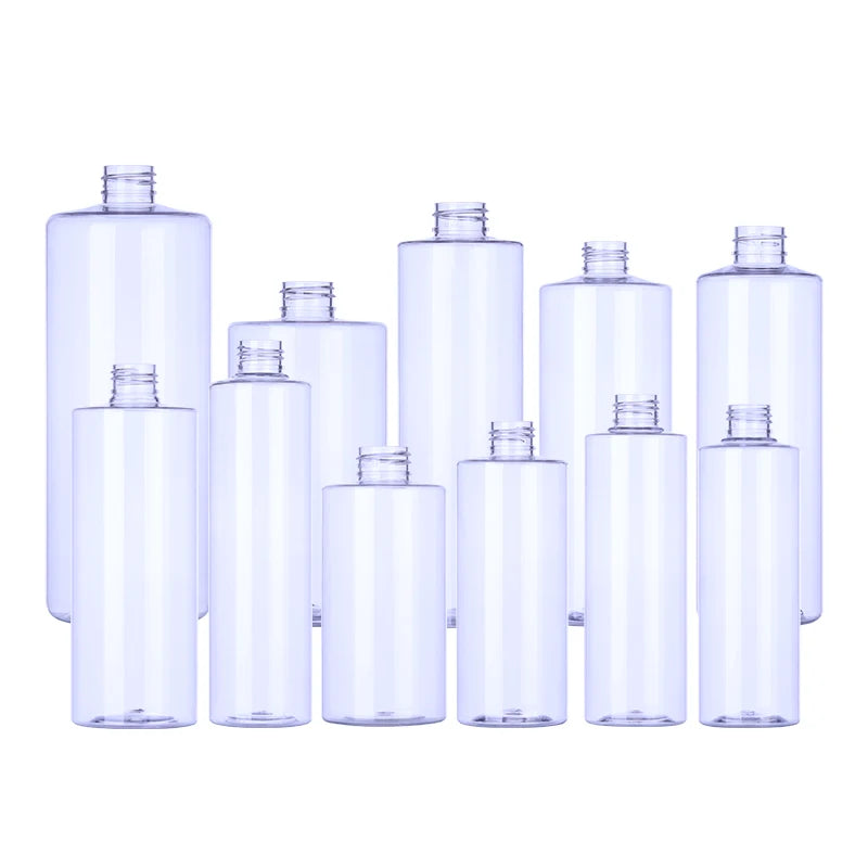 240/250/280/300/400/480/500/550/750/900ml Transparent Plastic Pet Lotion Bottles for Cosmetics