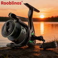 [Germany Stock] Rooblinos RF Left-Hand Spinning Reel 5.2:1 Gear Ratio Aluminum Nylon Body