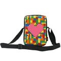Custom Printed Nylon Lady Winter Shoulder Bag for Kids Girls with Adjustable Strap Cartoon Pattern Messenger Bag