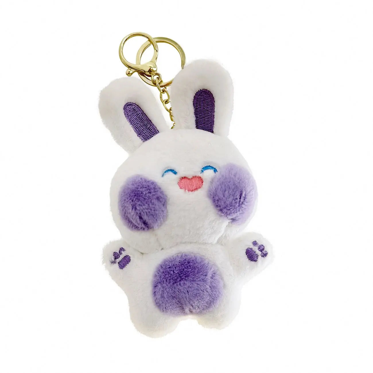 Cute Soft Stuffed Rabbit Doll Toys Plush Keychain Bunny Animal Pendant Charm Rabbit Key Chain Gift for Purse Backpack Handbag