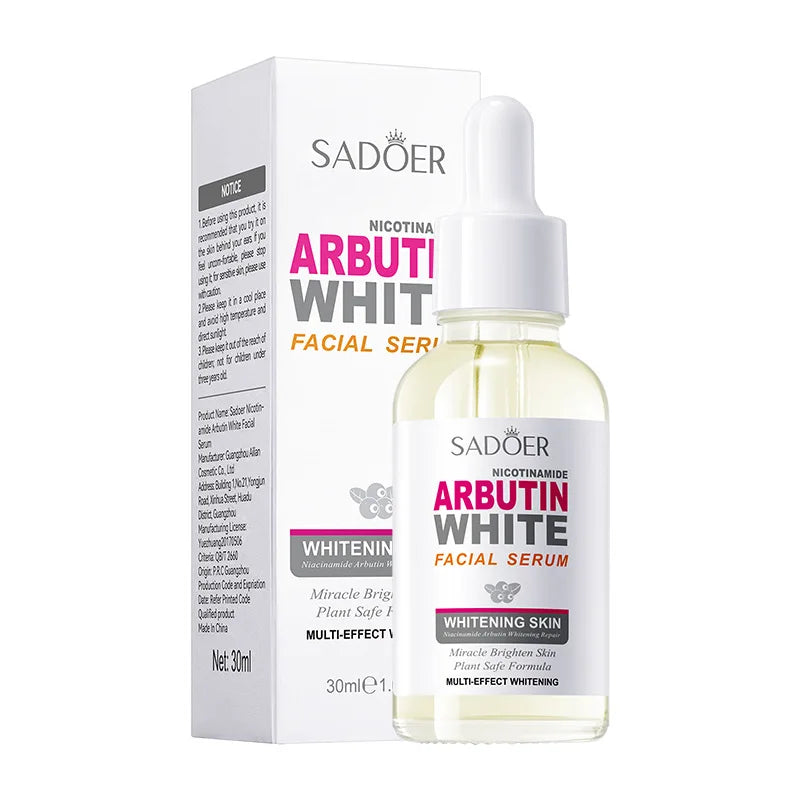 Wholesale Brighten Moisturizing Face Serum Reduce Dullness Spot and Acne Marks Facial Skin Care Arbutin Whitening Serum