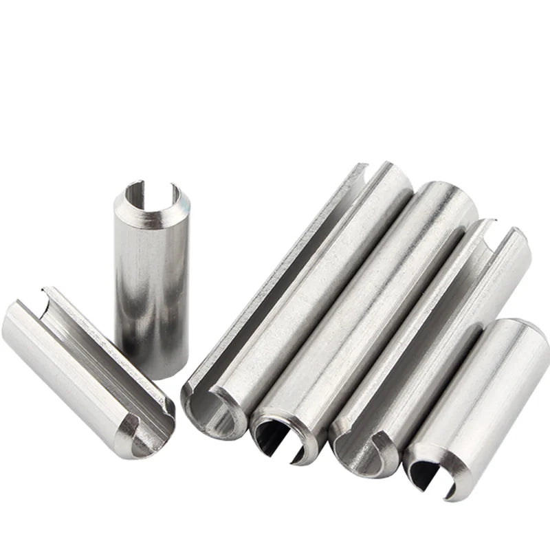 DIN1481 Stainless Steel SUS 304 Heavy Duty Straight Slotted Dowel Loaded Spring Pin