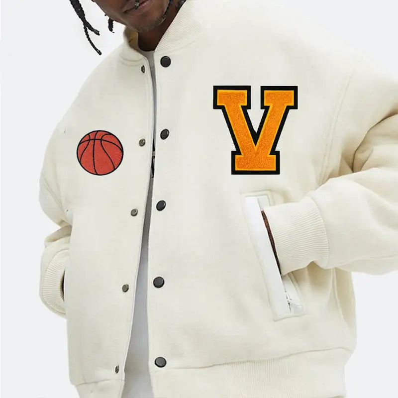 Street Style Hot Selling Breathable Wholesale Custom Men'S Real Embroidery Leather Baseball Varsity Bomber Jackets Women
