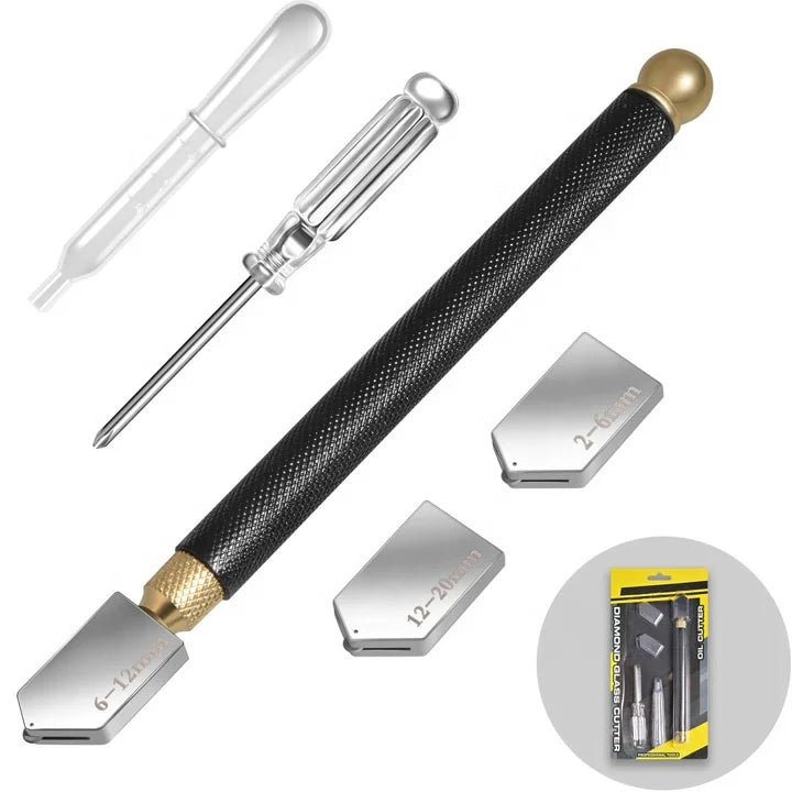 Chinese Supplier Factory Price Sale Industrial Grade Glass Cutter Diamond Metal Handle Customizable OEM Cutting Tool Set YG