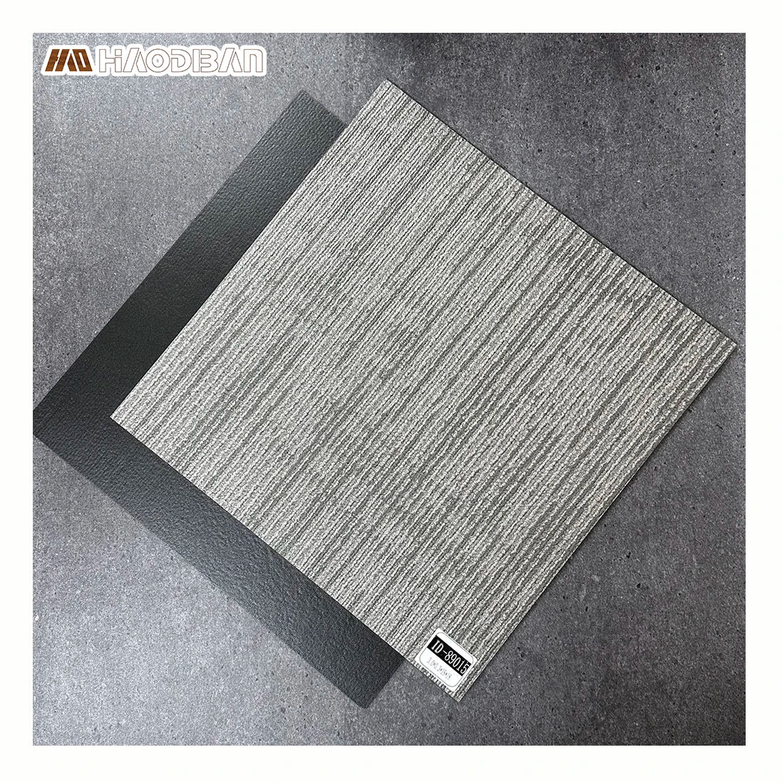 Eco-Friendly 2mm 3mm Glue Down LVT Flooring Carpet-Inspired Luxury Vinyl Planks for Office Hotel