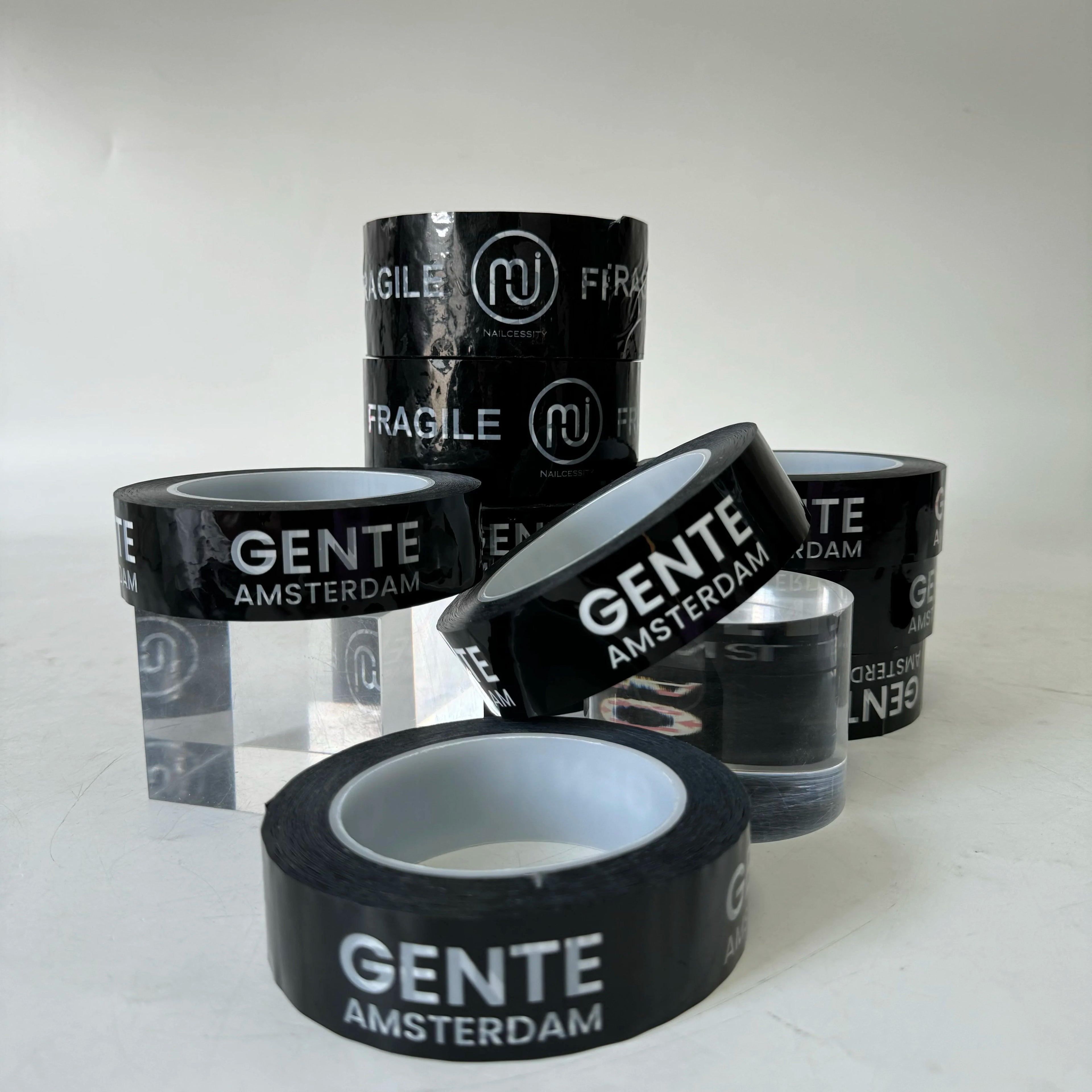 Customized Printed Patterned Text Tape Bulk Customized Packaging Courier Sealing Tape