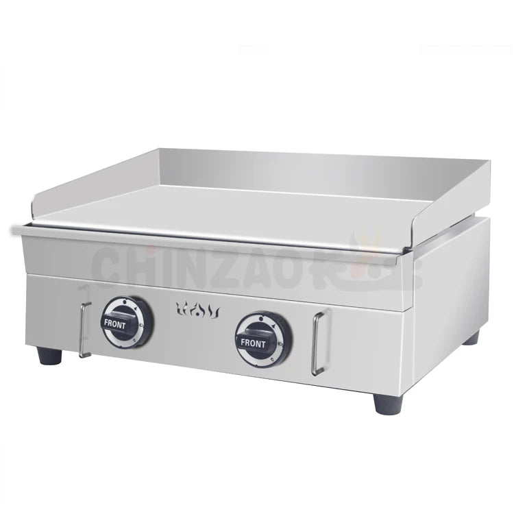 2020 New Product 54CM Cooking Size Stainless Steel Gas Griddle Commercial